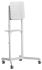 Atdec AD-TVC-70R-W Executive Mobile TV Cart with 90 degree rotation. Max Load 70kg. VESA to 600x400. For Displays 32"" to 70"". White
